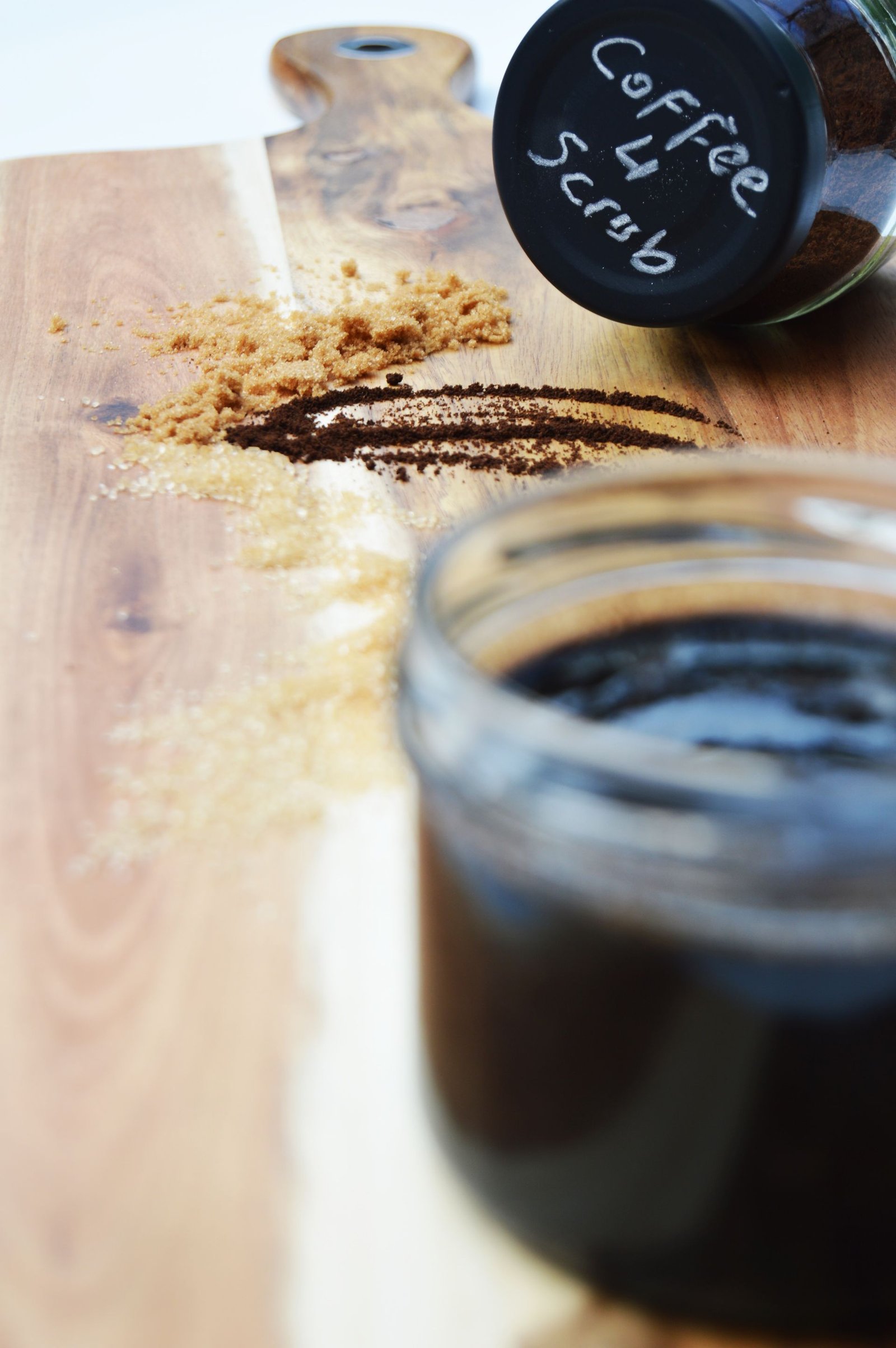 Easy DIY coffee scrub, all you need is 4 ingredients. Mixture of coconut and coffee smell is divine and with this mixture, you will be left with a soft and hydrated skin.