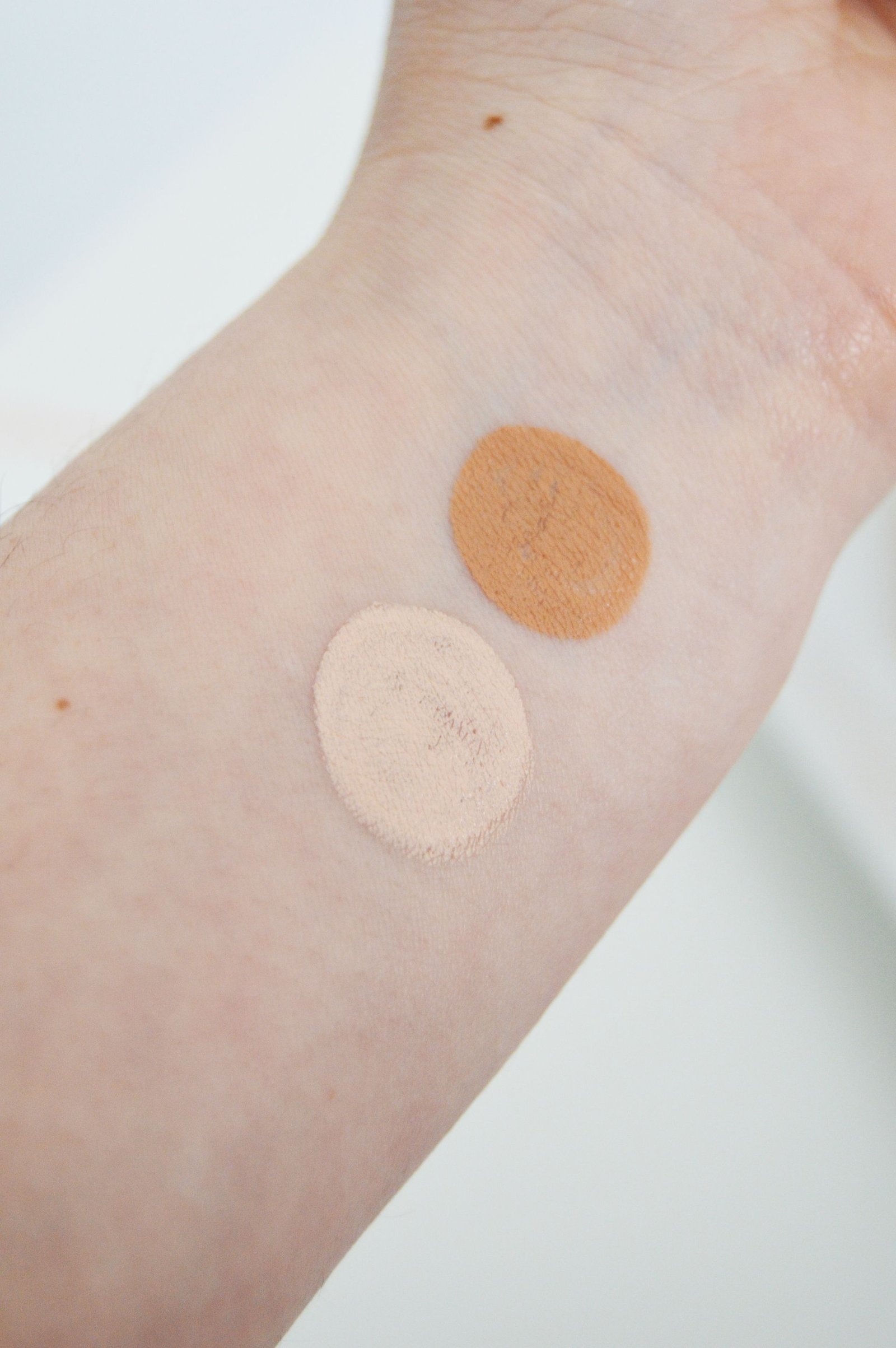 Makeup Revolution Fast Base Foundation Stick Swatches - F3 and F13