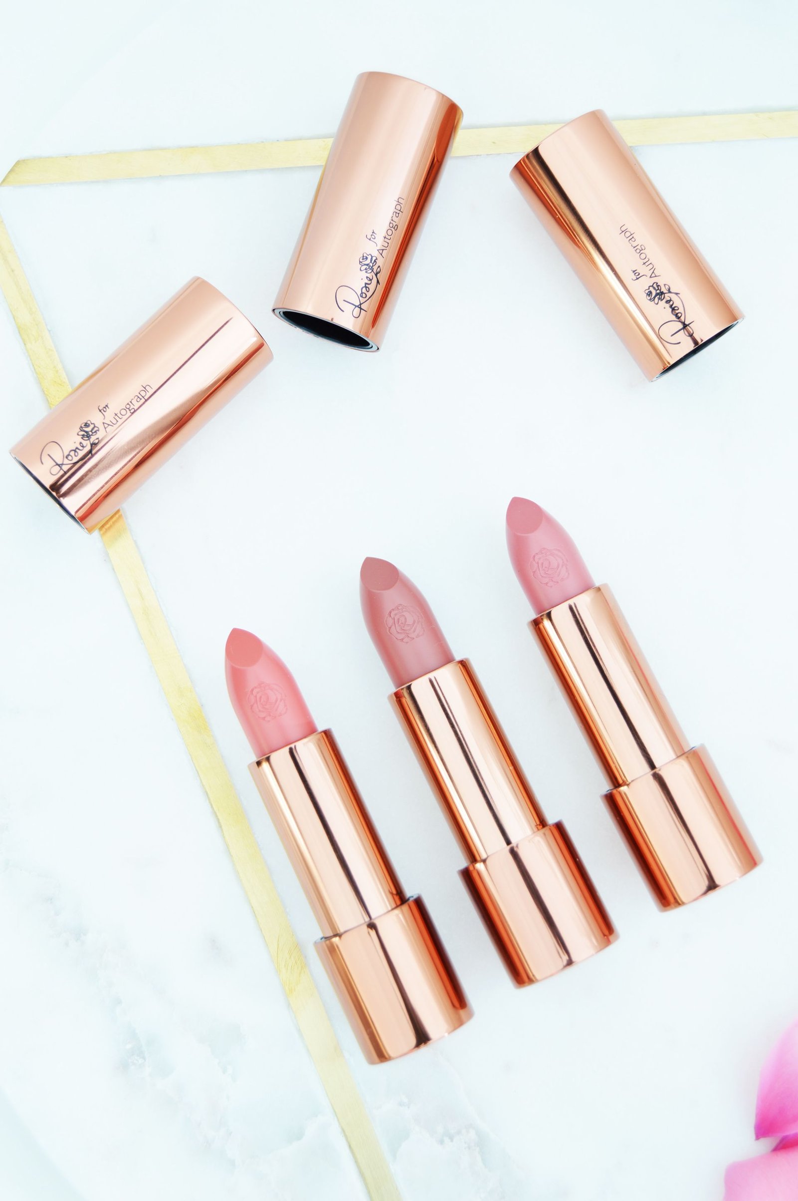 Rosie for Autograph Lipsticks Review and Swatches