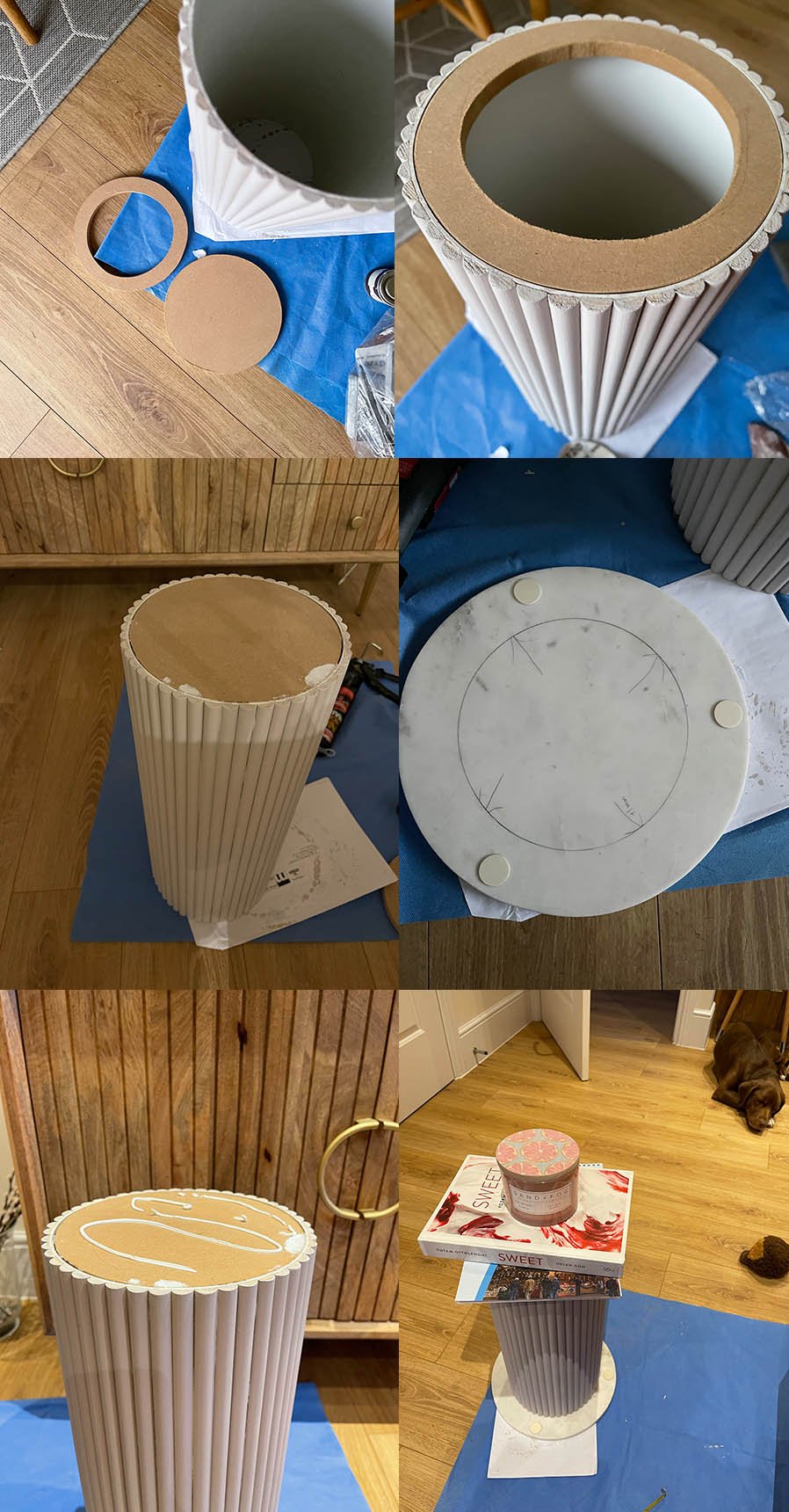 DIY Side Table Assemble