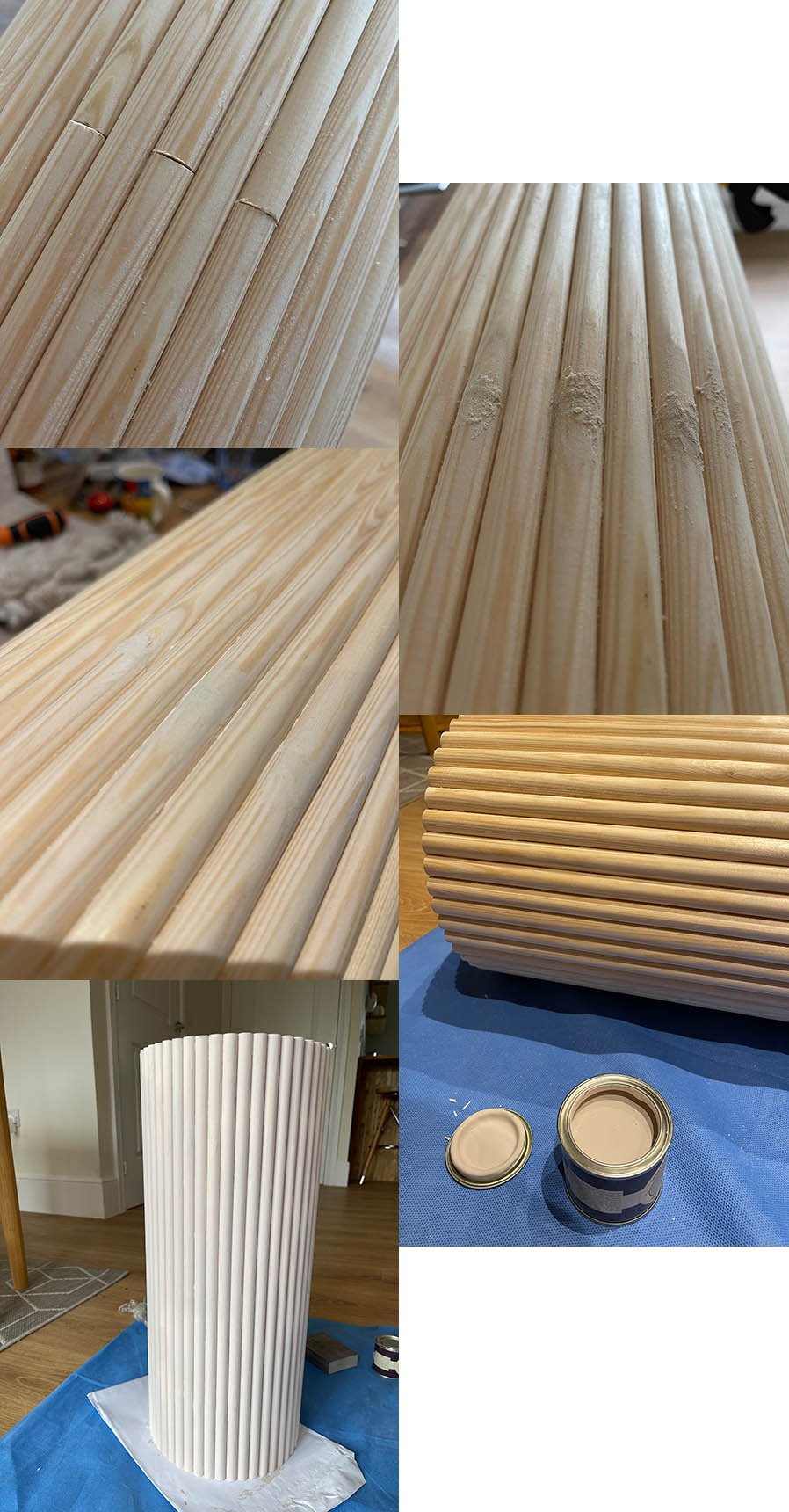 DIY Side Table Painting